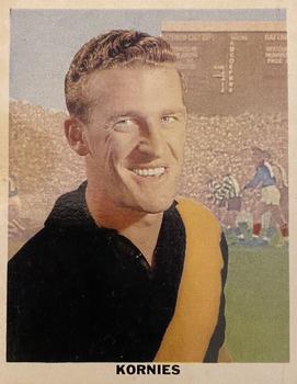 1959 Kornies VFL Footballer Swap Cards #29 Ron McDonald Front